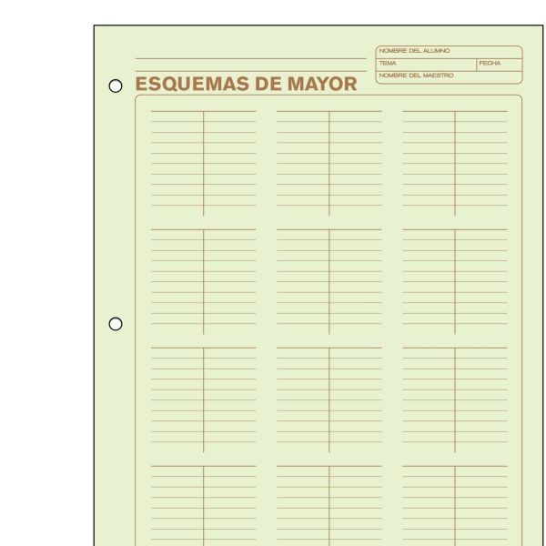 ESQUEMA DE MAYOR 5003 PRINTAFORM CTA. 50H. E.3 C.72